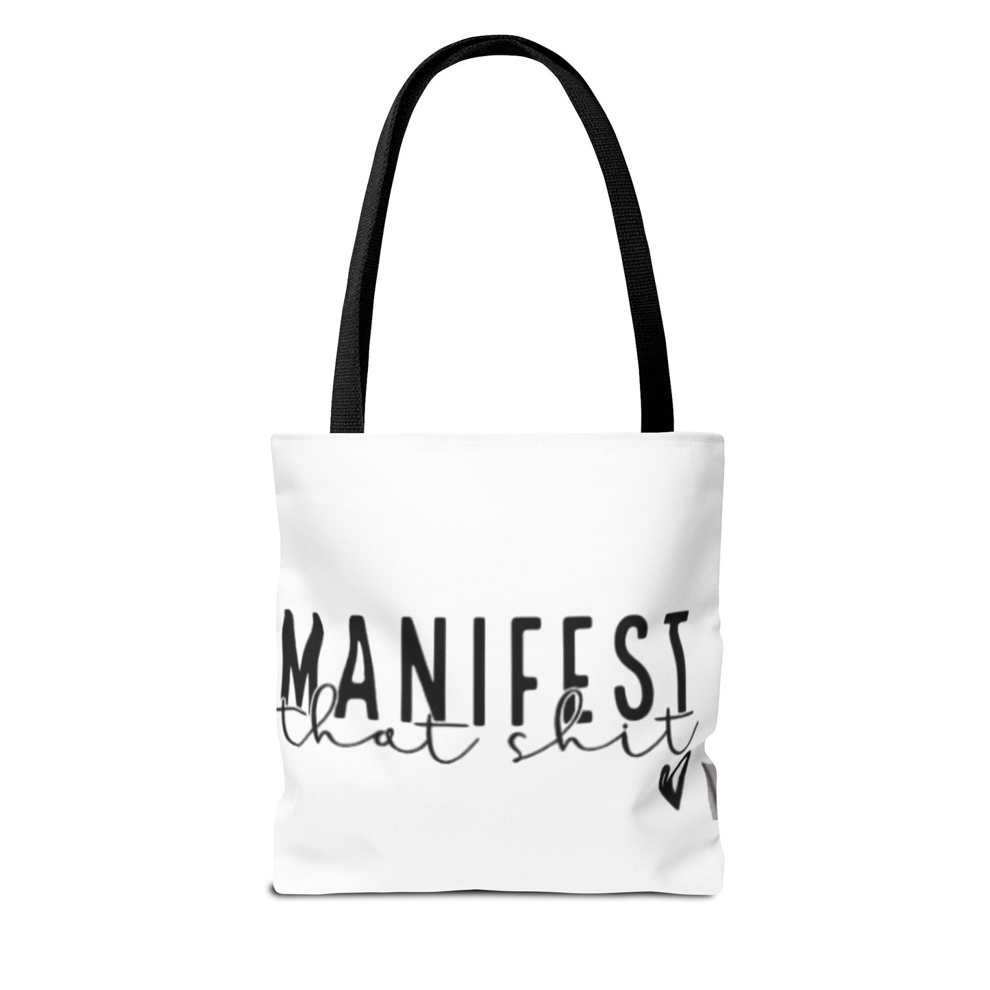 Manifest That Shit Tote Bag - Inspirational Carryall for Dreamers, Motivational Bag for Women, Gift for Birthdays, Positive Affirmation Bag