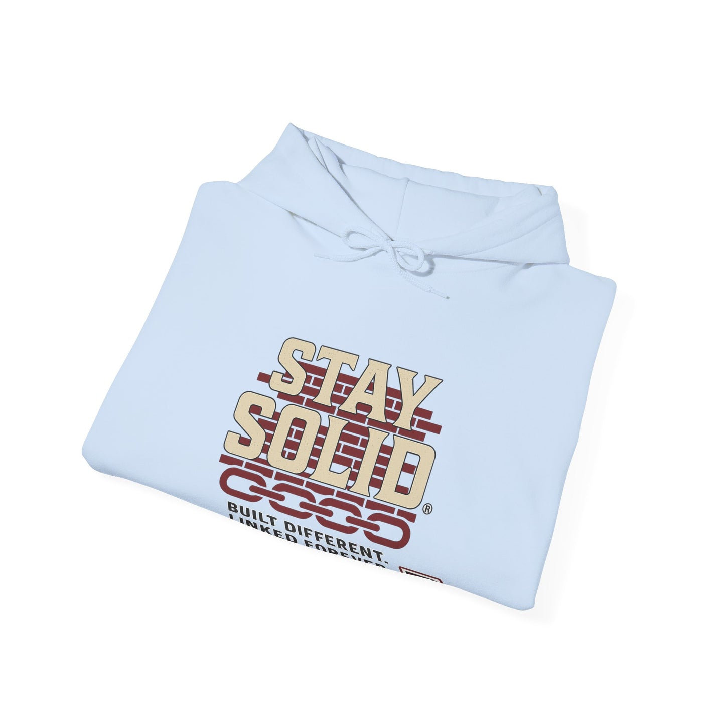 Stay Solid Unisex Heavy Blend Hooded Sweatshirt, Cozy Casual Wear, Gift for Friends, Streetwear, Everyday Comfort