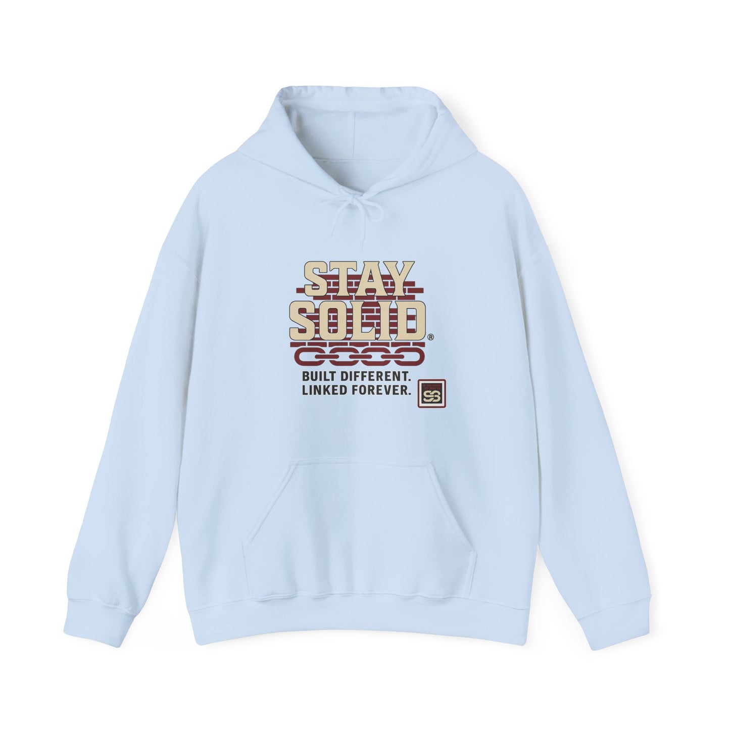 Stay Solid Unisex Heavy Blend Hooded Sweatshirt, Cozy Casual Wear, Gift for Friends, Streetwear, Everyday Comfort