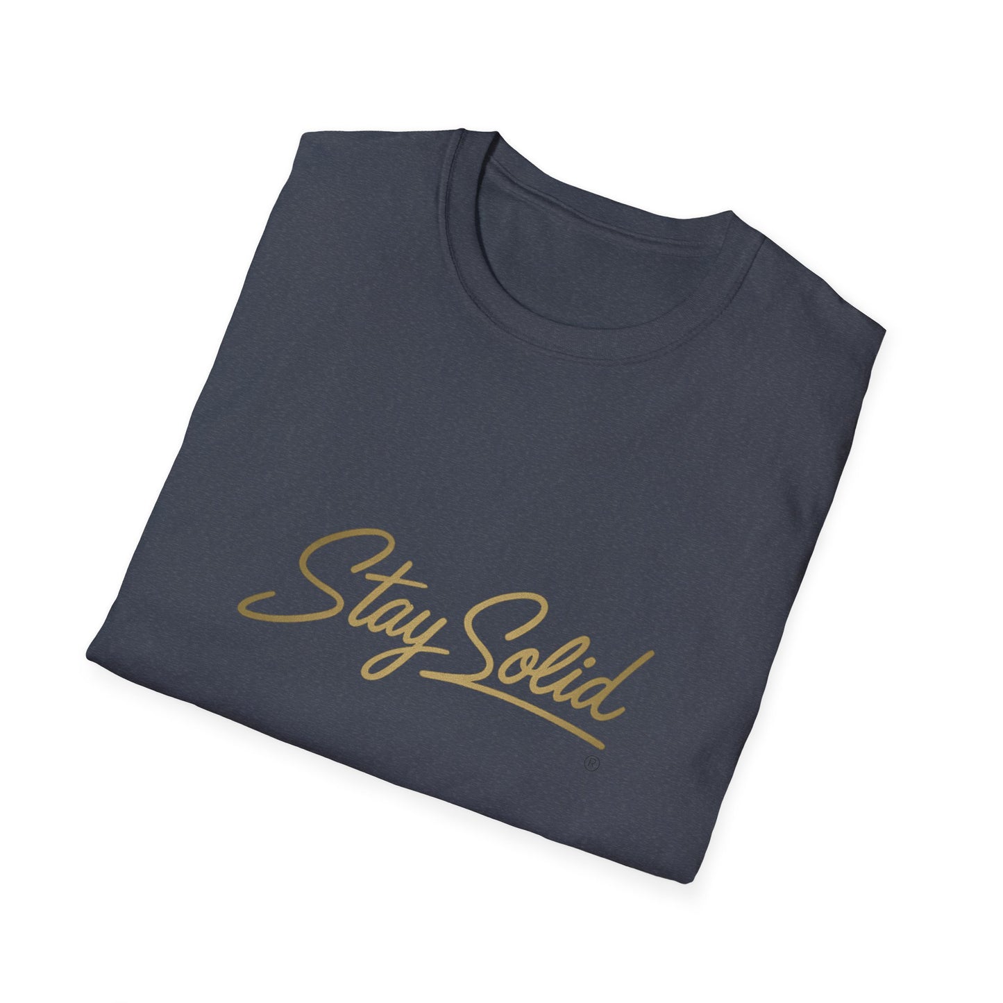Stay Solid Unisex Softstyle T-Shirt, Motivational Tee, Casual Wear, Gift for Friends, Everyday Comfort