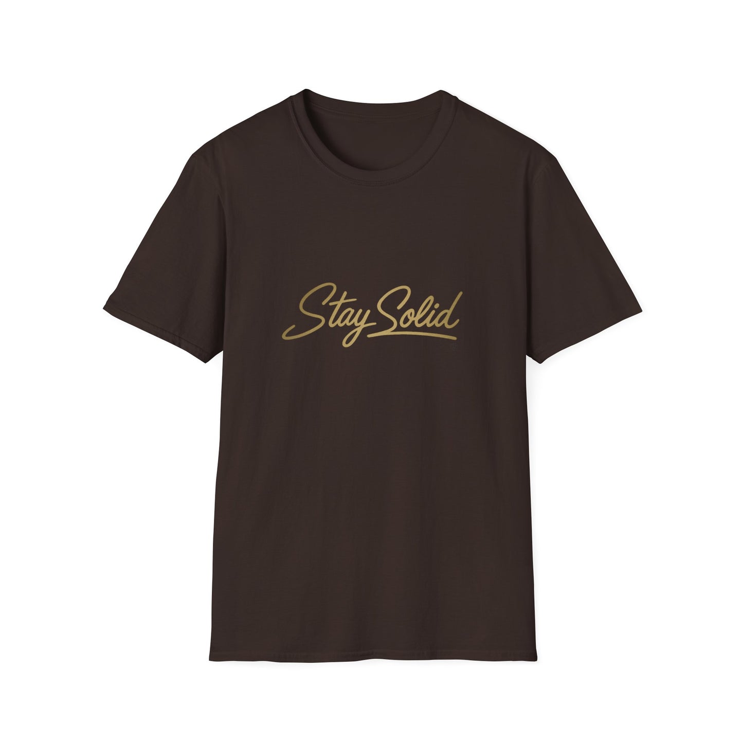 Stay Solid Unisex Softstyle T-Shirt, Motivational Tee, Casual Wear, Gift for Friends, Everyday Comfort