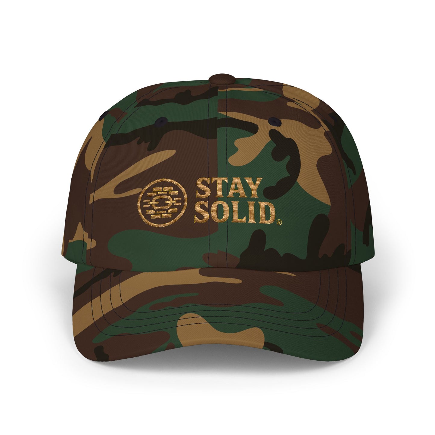Stay Solid Classic Dad Cap - Stylish White Cap, Trendy Hat for Men and Women, Perfect Gift, Casual Accessory for Any Occasion