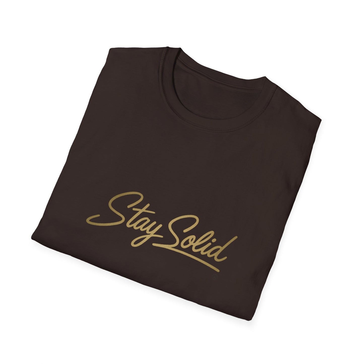 Stay Solid Unisex Softstyle T-Shirt, Motivational Tee, Casual Wear, Gift for Friends, Everyday Comfort