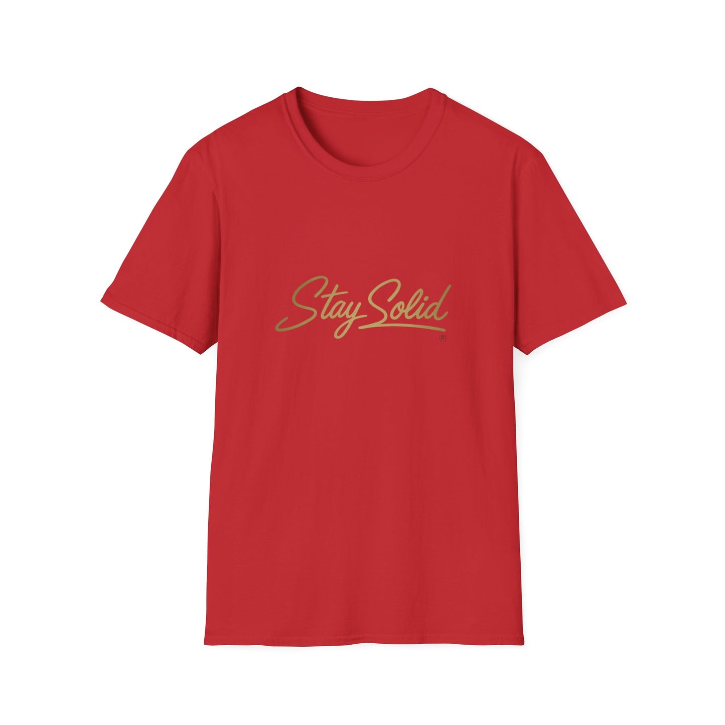 Stay Solid Unisex Softstyle T-Shirt, Motivational Tee, Casual Wear, Gift for Friends, Everyday Comfort