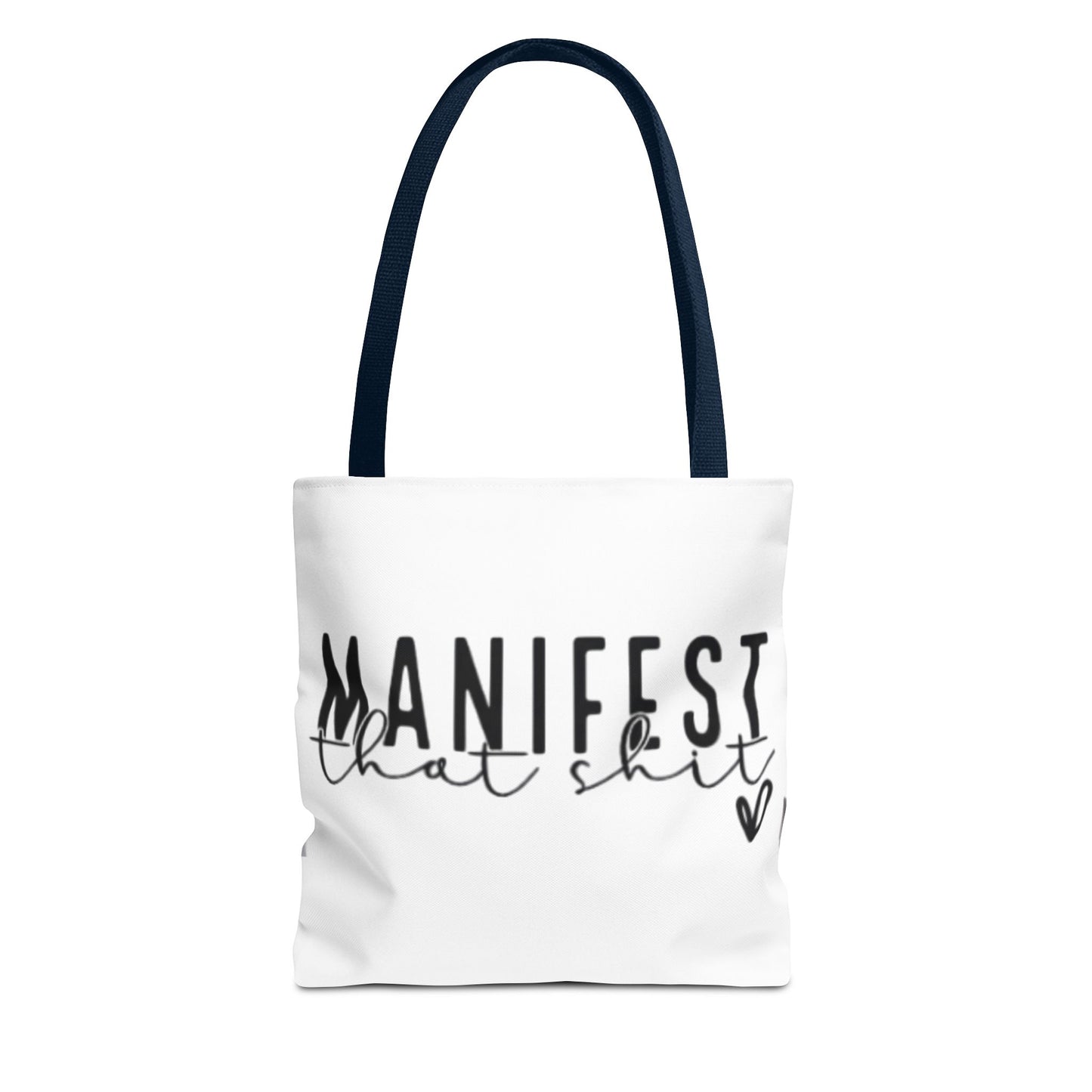 Manifest That Shit Tote Bag - Inspirational Carryall for Dreamers, Motivational Bag for Women, Gift for Birthdays, Positive Affirmation Bag