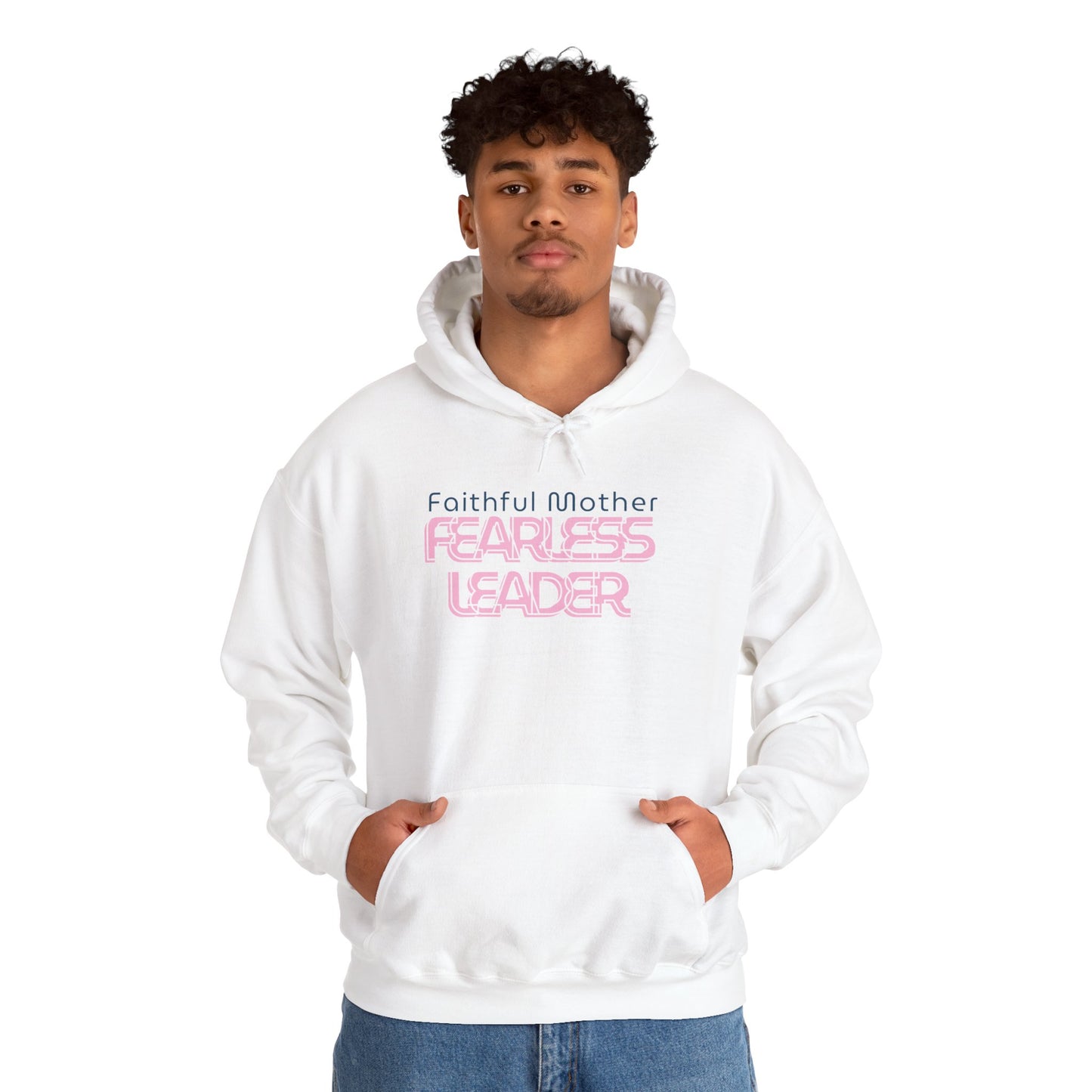 Fearless Leader Hoodie | Faithful Mother Sweatshirt | Inspirational Gift for Moms | Unisex Casual Wear | Cozy & Stylish