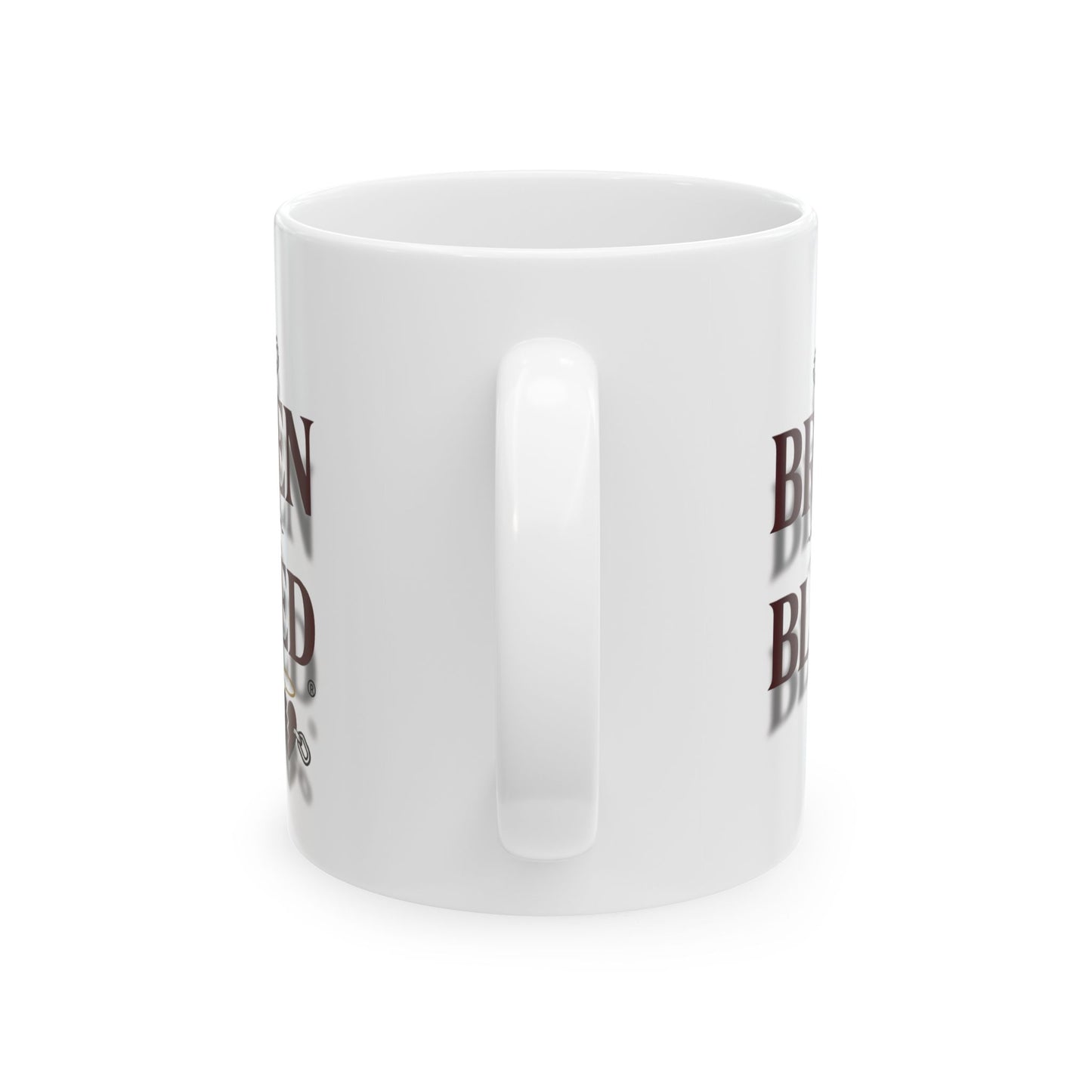 Broken and Blessed Ceramic Mug - Inspirational Coffee Mug, Gift for Friends, Positive Vibes, Motivational Drinkware, Unique Home Decor