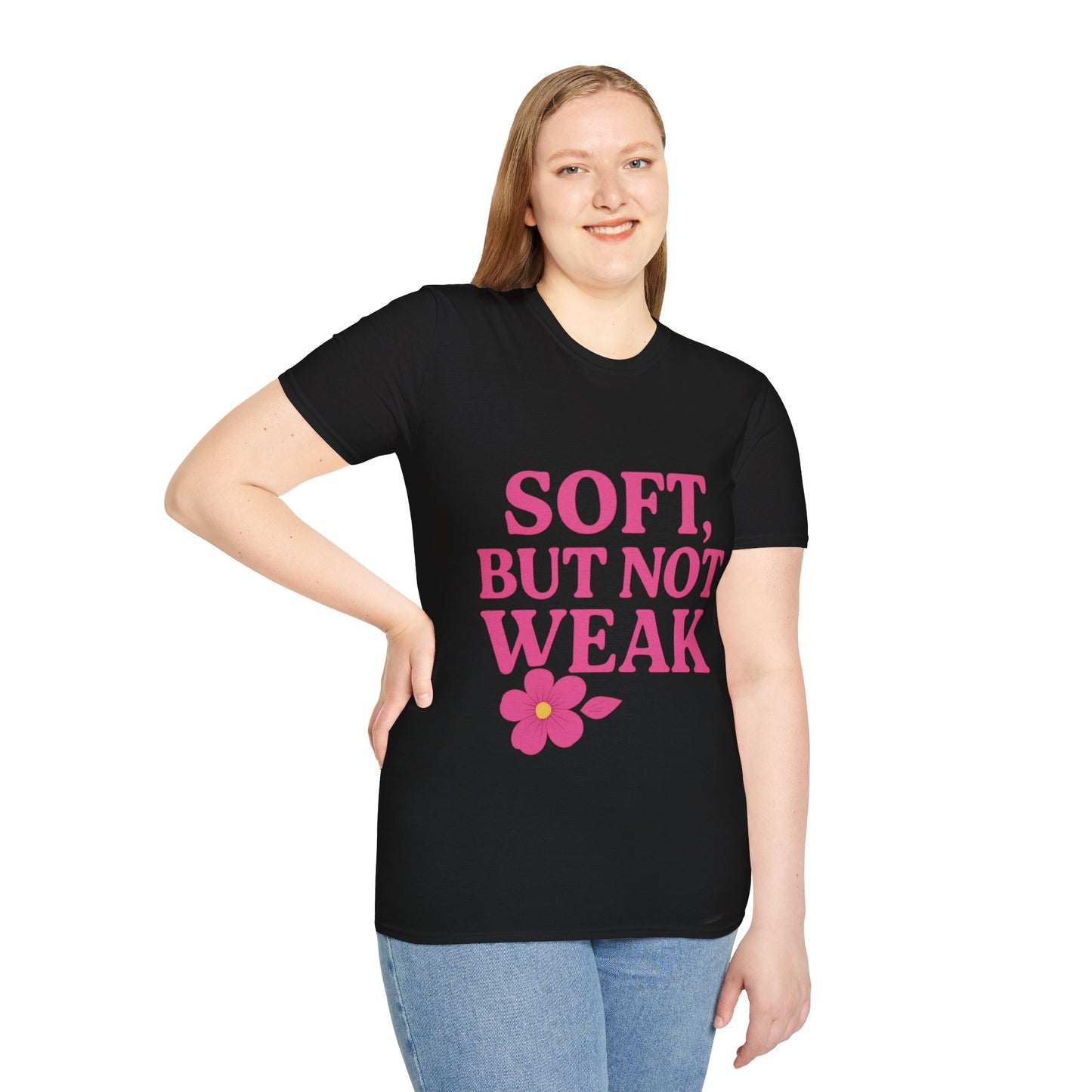 Soft Yet Strong T-Shirt | Unisex Softstyle Tee | Perfect for Friends, Gifts, Casual Wear, Self-Care, Everyday Style