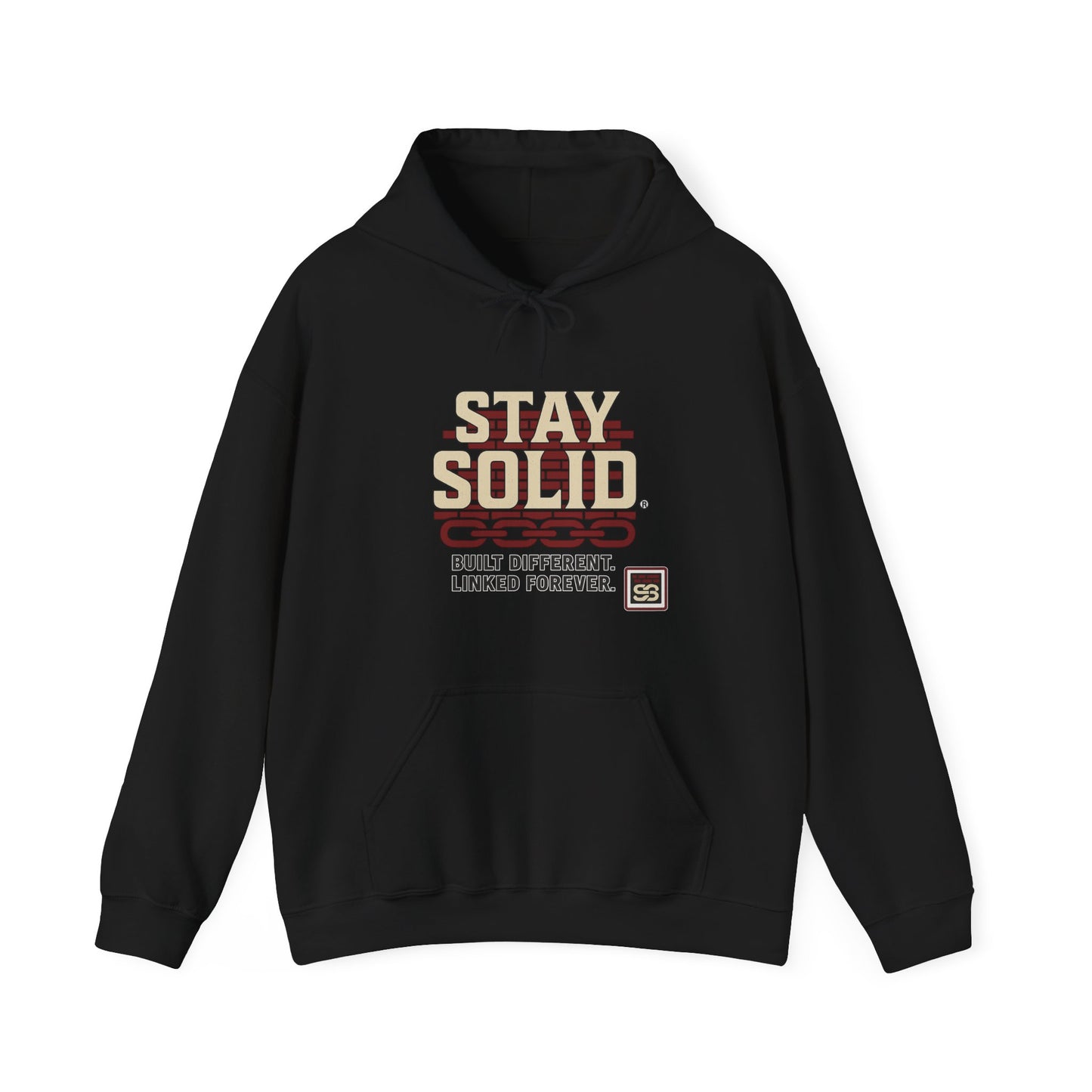 Stay Solid Unisex Heavy Blend Hooded Sweatshirt, Cozy Casual Wear, Gift for Friends, Streetwear, Everyday Comfort