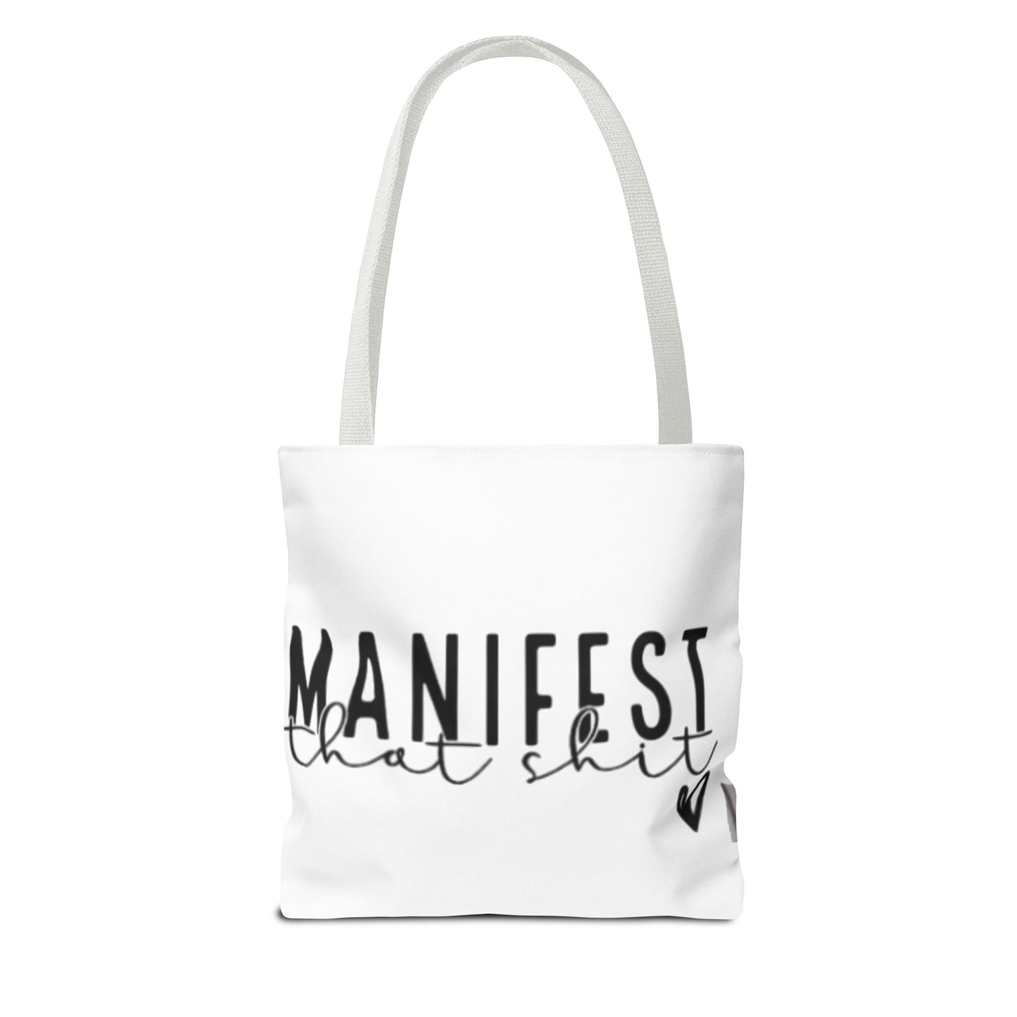 Manifest That Shit Tote Bag - Inspirational Carryall for Dreamers, Motivational Bag for Women, Gift for Birthdays, Positive Affirmation Bag