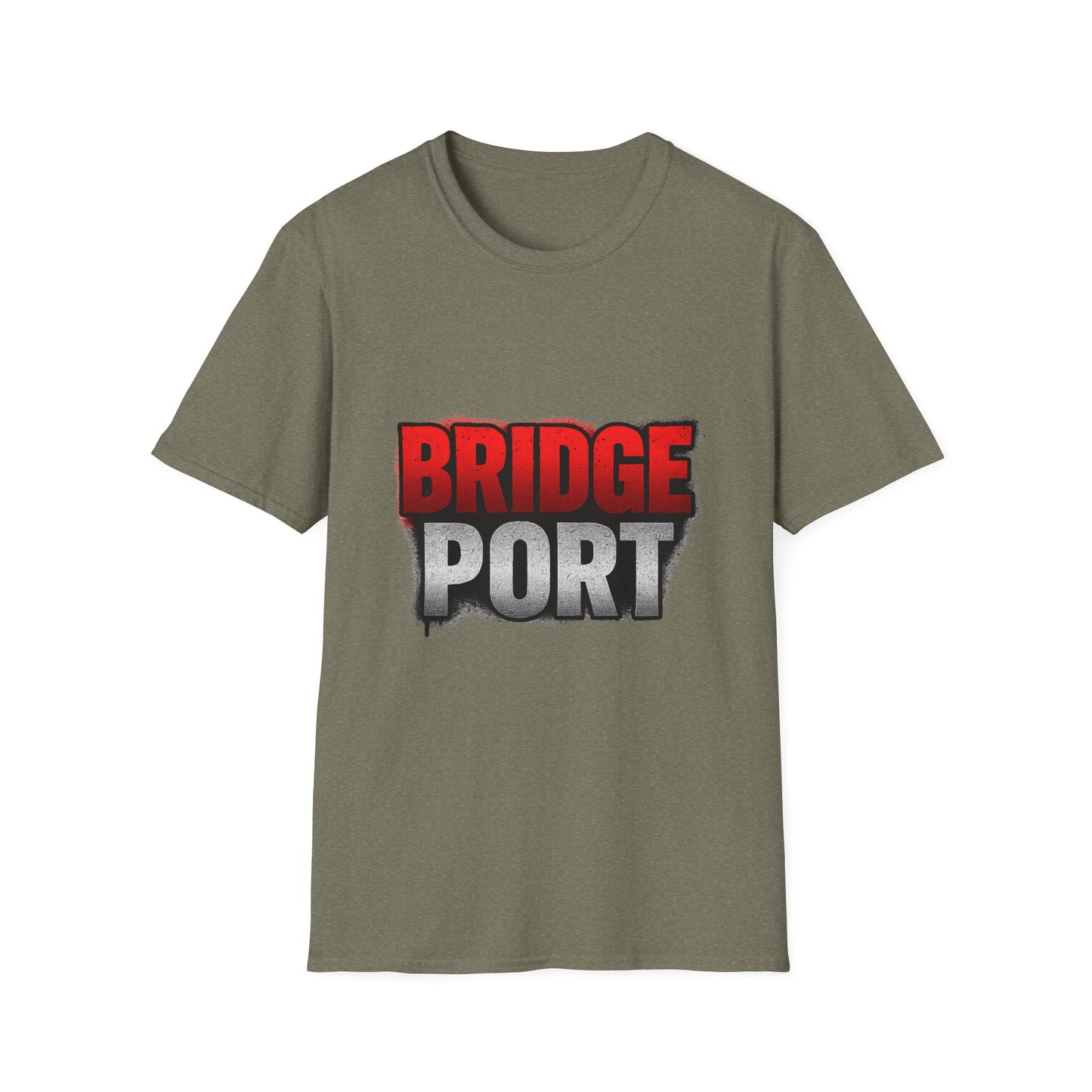 Bridgeport Graphic T-Shirt | Unisex Softstyle Tee for Casual Wear, Gift for Friends, Travel, Local Pride, Summer Style