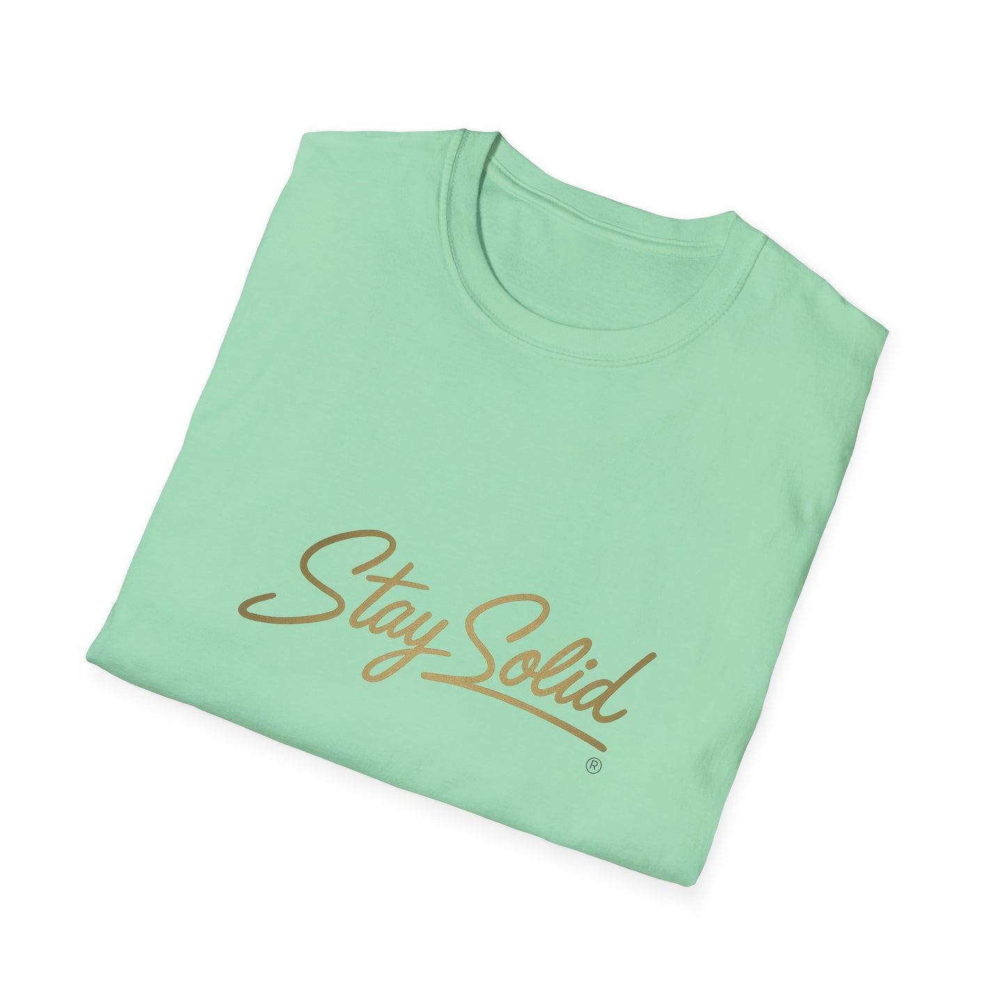 Stay Solid Unisex Softstyle T-Shirt, Motivational Tee, Casual Wear, Gift for Friends, Everyday Comfort