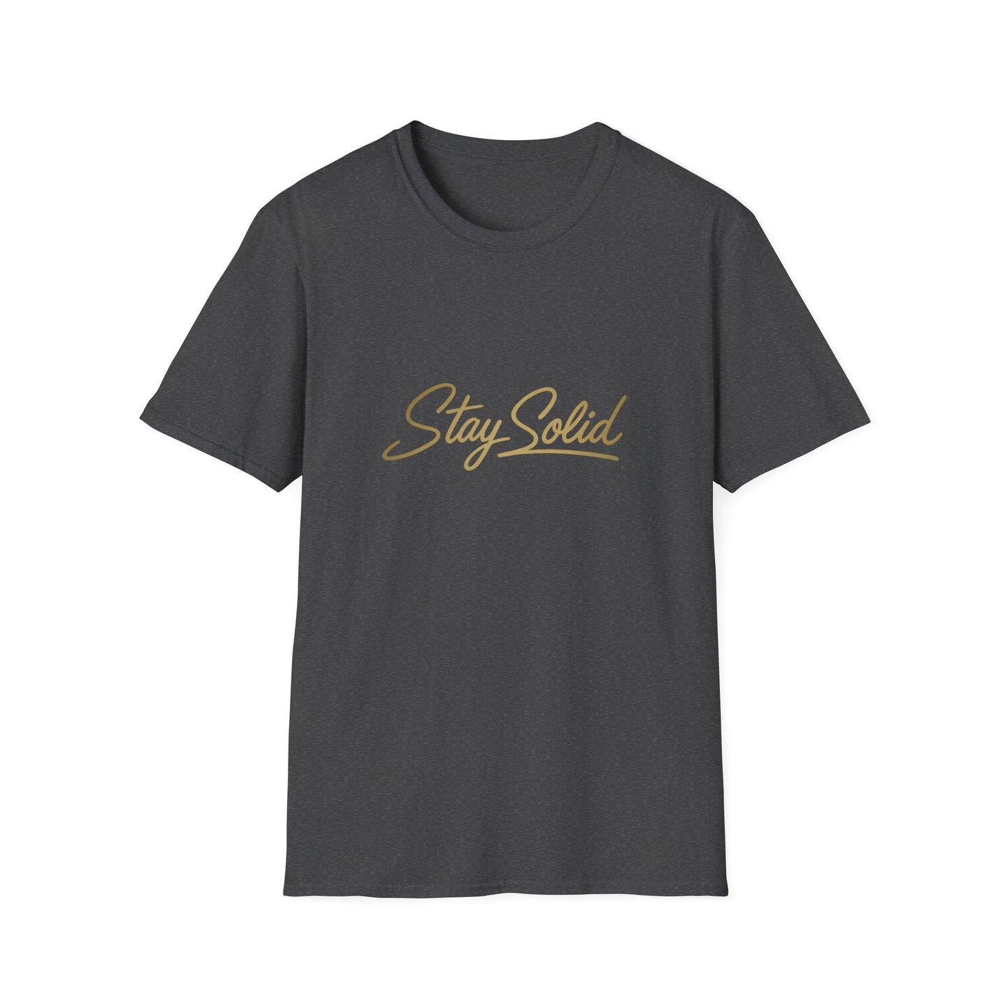 Stay Solid Unisex Softstyle T-Shirt, Motivational Tee, Casual Wear, Gift for Friends, Everyday Comfort