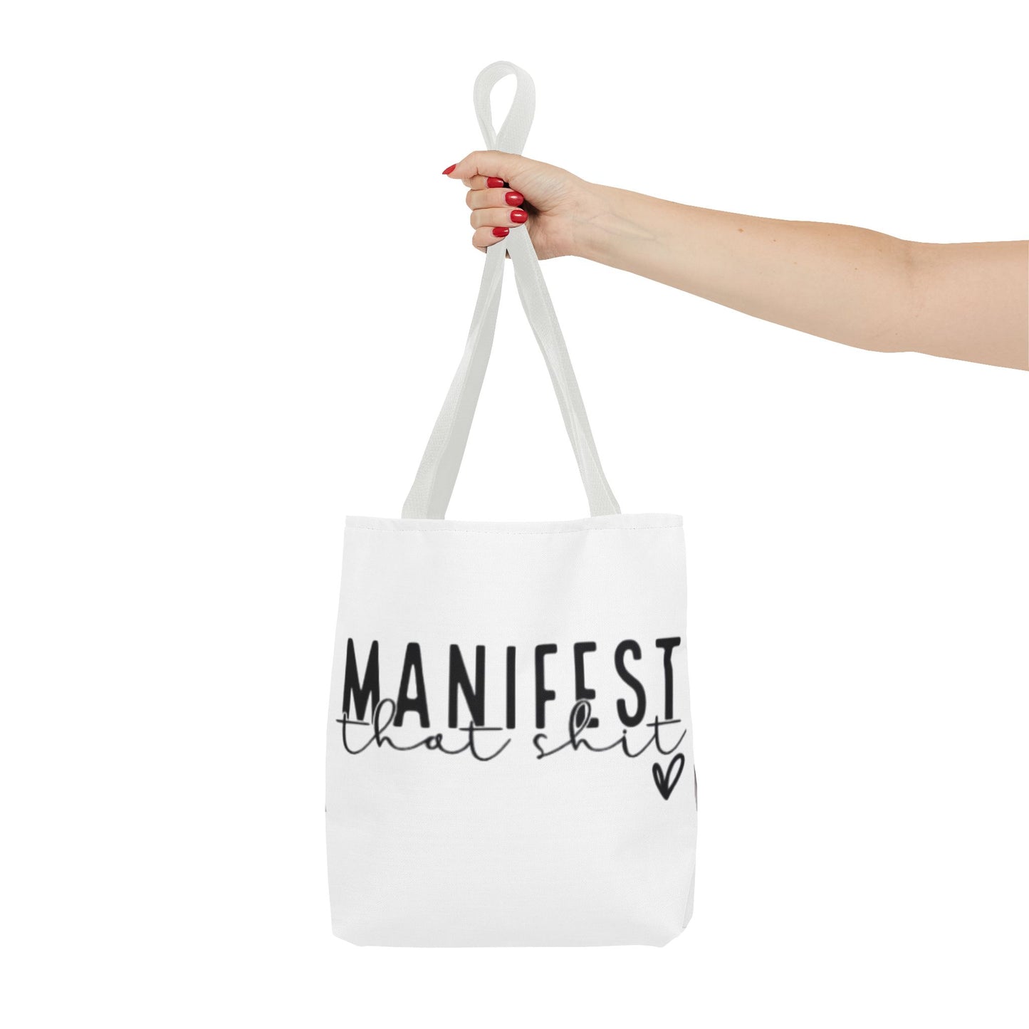 Manifest That Shit Tote Bag - Inspirational Carryall for Dreamers, Motivational Bag for Women, Gift for Birthdays, Positive Affirmation Bag