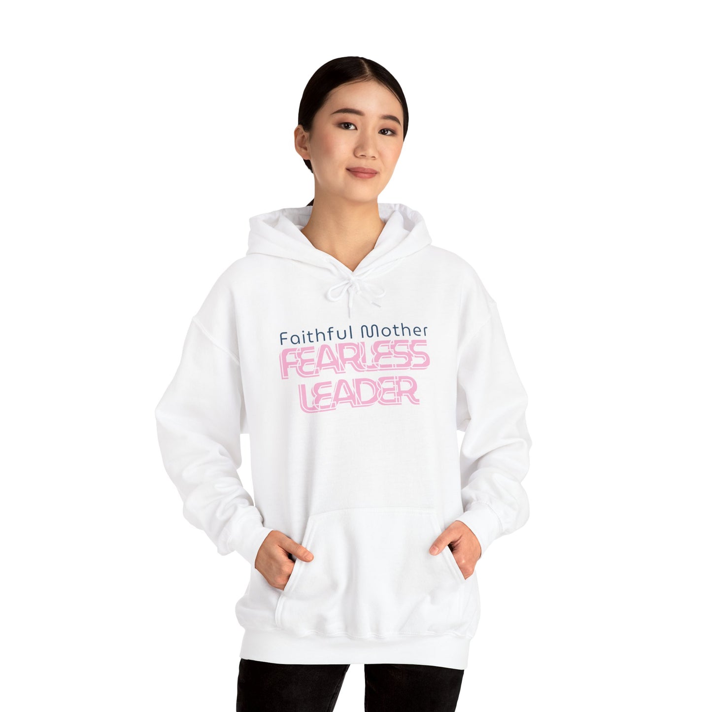 Fearless Leader Hoodie | Faithful Mother Sweatshirt | Inspirational Gift for Moms | Unisex Casual Wear | Cozy & Stylish