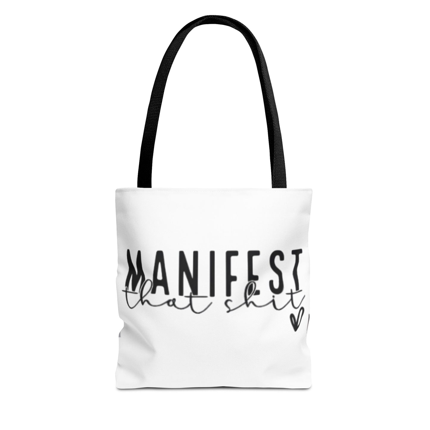 Manifest That Shit Tote Bag - Inspirational Carryall for Dreamers, Motivational Bag for Women, Gift for Birthdays, Positive Affirmation Bag