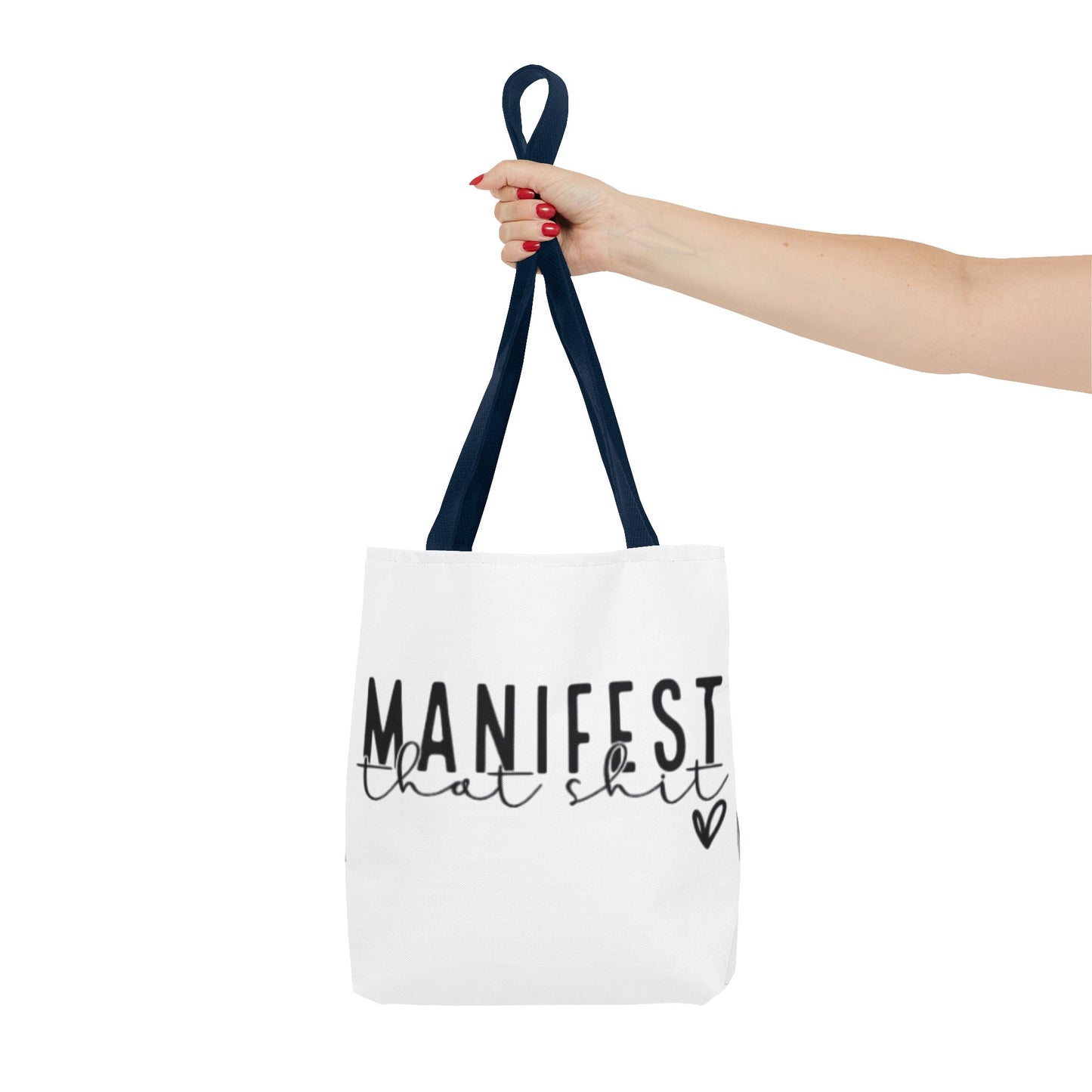 Manifest That Shit Tote Bag - Inspirational Carryall for Dreamers, Motivational Bag for Women, Gift for Birthdays, Positive Affirmation Bag