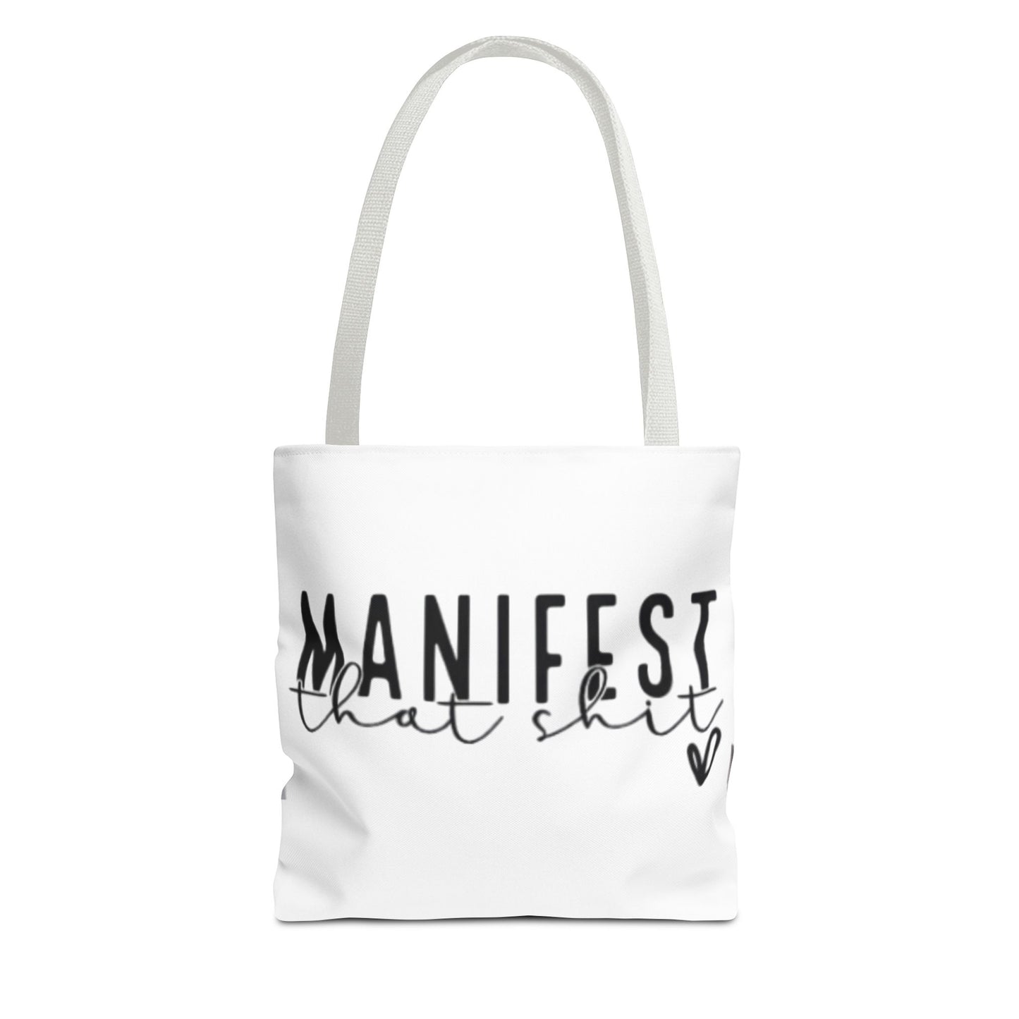 Manifest That Shit Tote Bag - Inspirational Carryall for Dreamers, Motivational Bag for Women, Gift for Birthdays, Positive Affirmation Bag