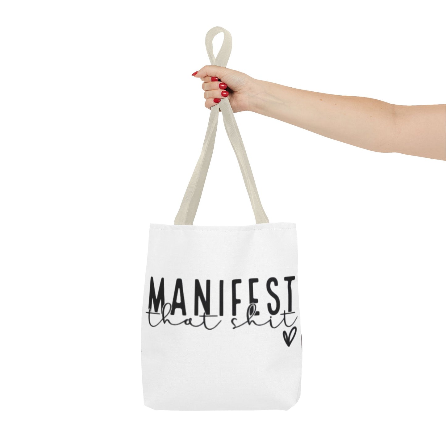 Manifest That Shit Tote Bag - Inspirational Carryall for Dreamers, Motivational Bag for Women, Gift for Birthdays, Positive Affirmation Bag