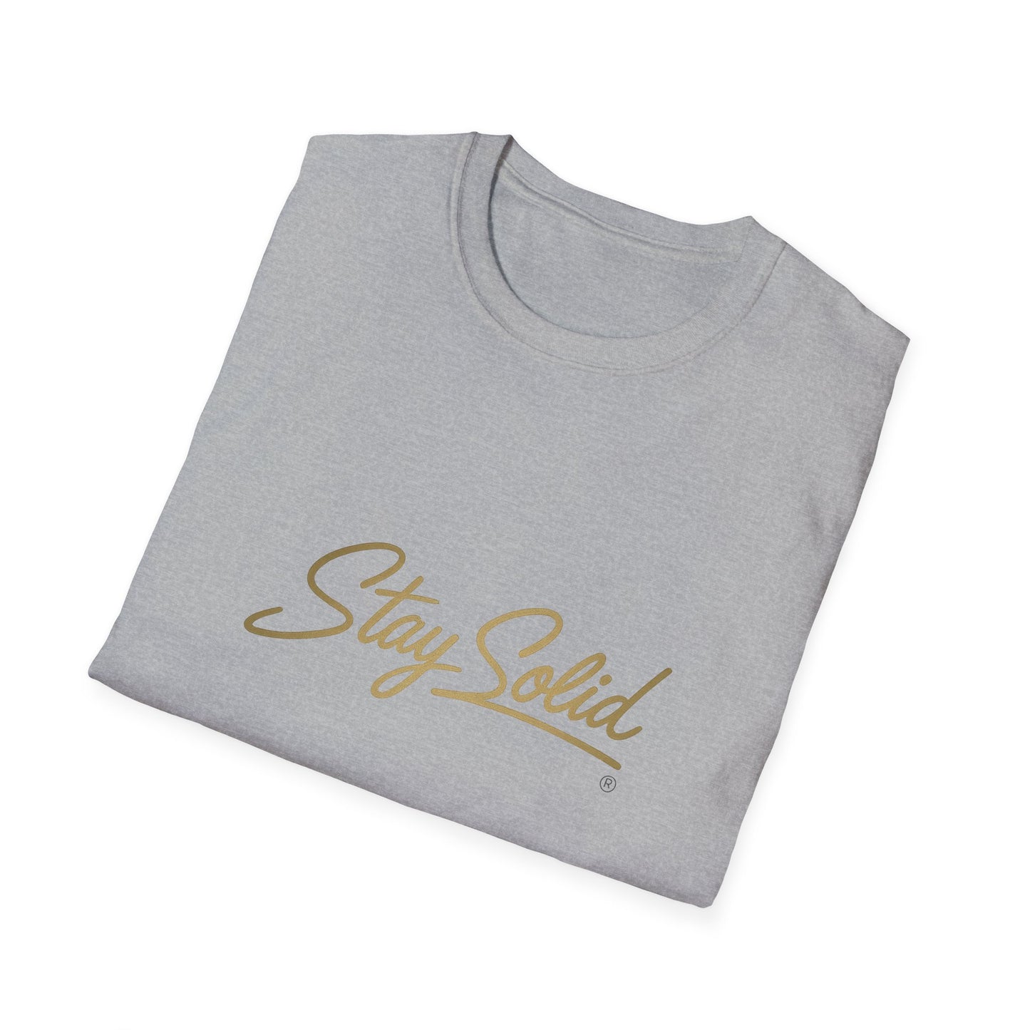 Stay Solid Unisex Softstyle T-Shirt, Motivational Tee, Casual Wear, Gift for Friends, Everyday Comfort
