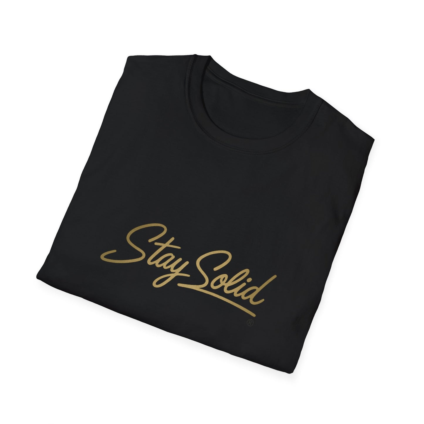 Stay Solid Unisex Softstyle T-Shirt, Motivational Tee, Casual Wear, Gift for Friends, Everyday Comfort