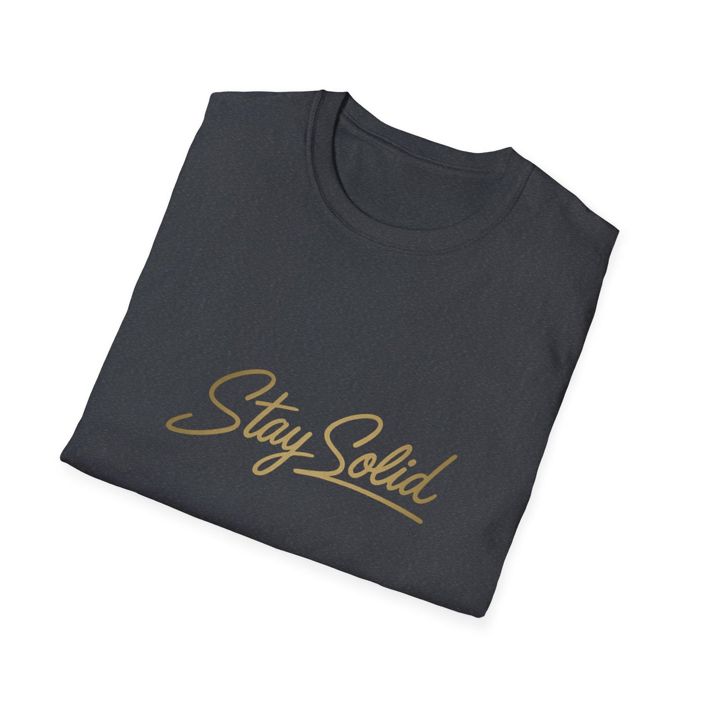 Stay Solid Unisex Softstyle T-Shirt, Motivational Tee, Casual Wear, Gift for Friends, Everyday Comfort