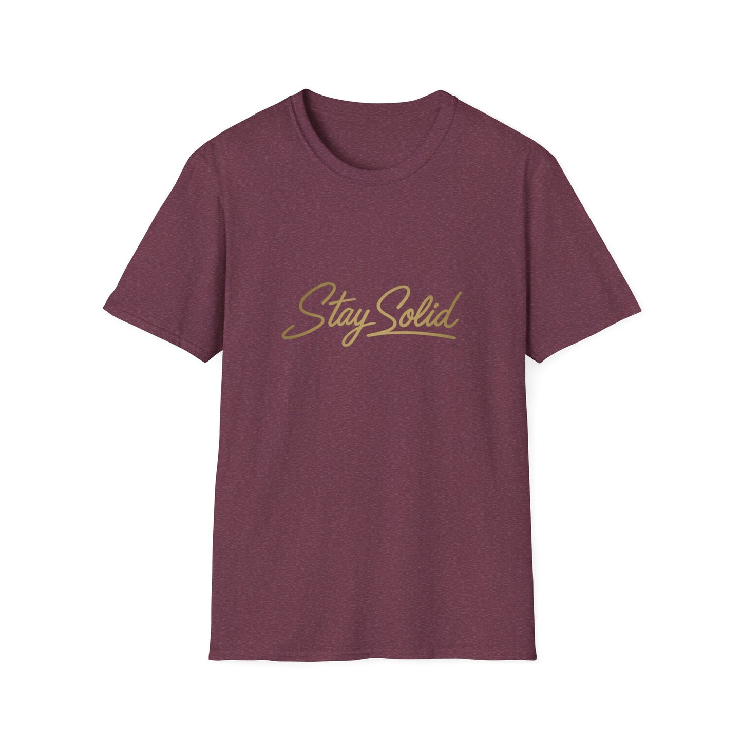 Stay Solid Unisex Softstyle T-Shirt, Motivational Tee, Casual Wear, Gift for Friends, Everyday Comfort