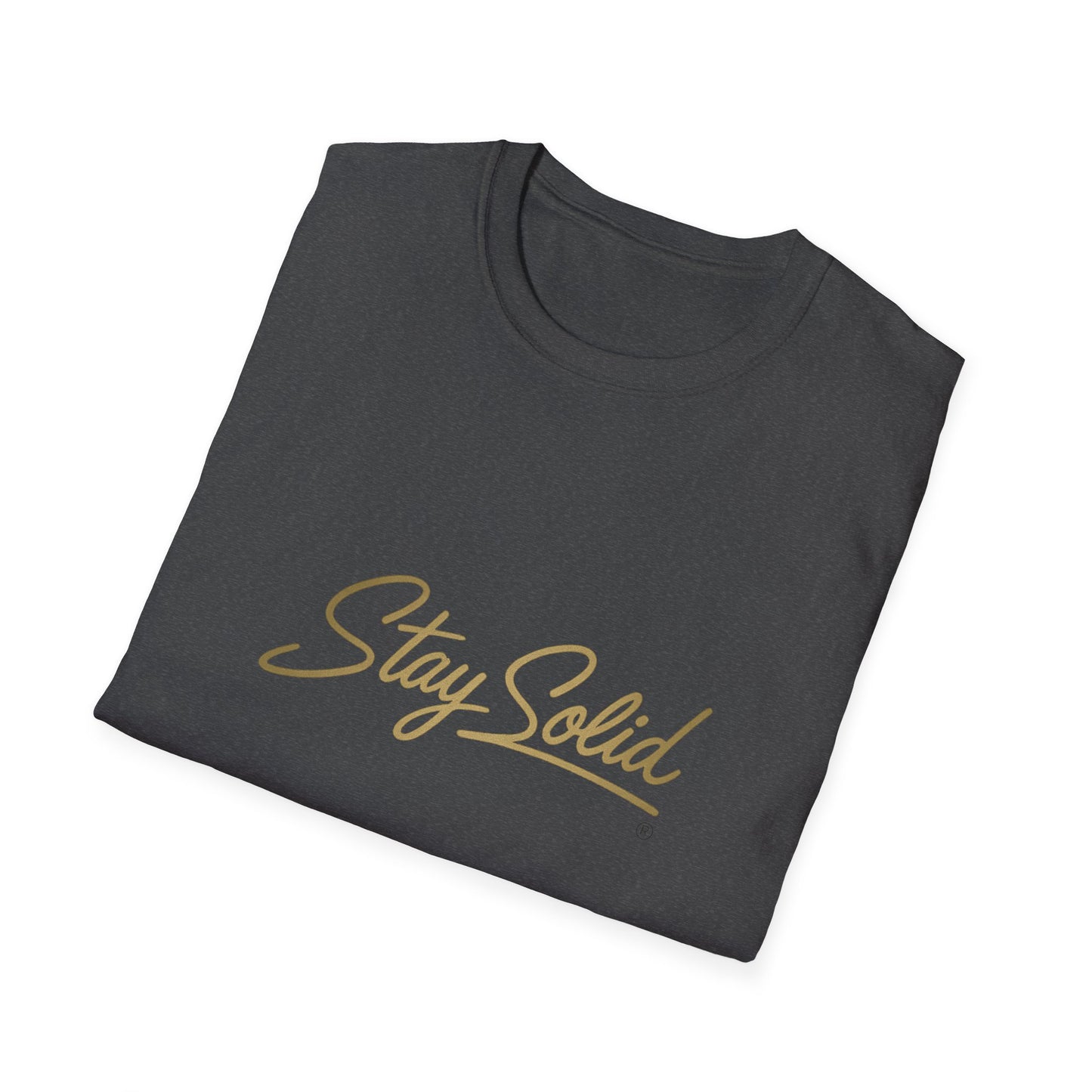 Stay Solid Unisex Softstyle T-Shirt, Motivational Tee, Casual Wear, Gift for Friends, Everyday Comfort