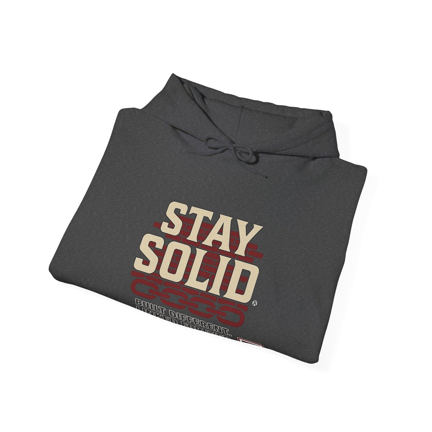 Stay Solid Unisex Heavy Blend Hooded Sweatshirt, Cozy Casual Wear, Gift for Friends, Streetwear, Everyday Comfort