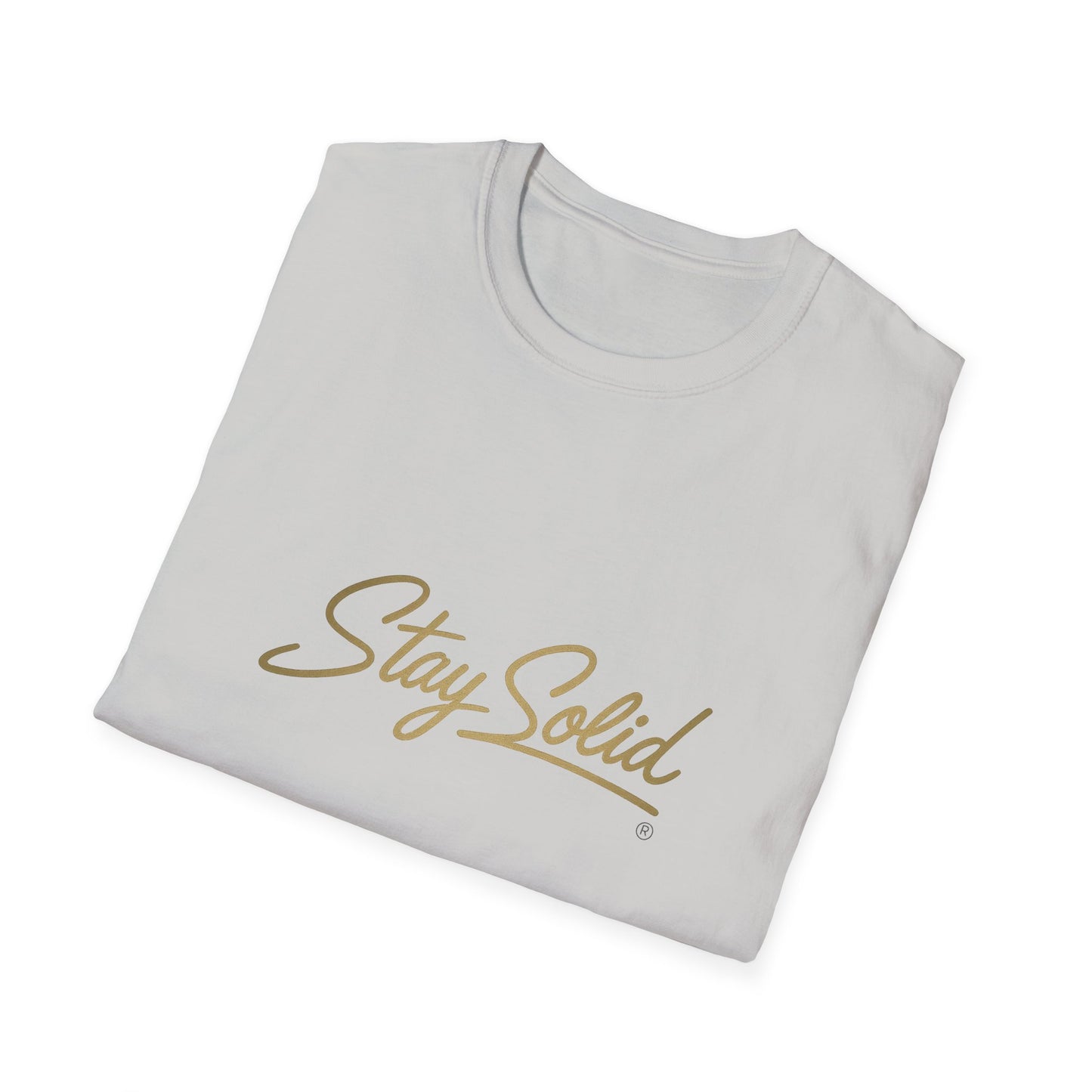 Stay Solid Unisex Softstyle T-Shirt, Motivational Tee, Casual Wear, Gift for Friends, Everyday Comfort