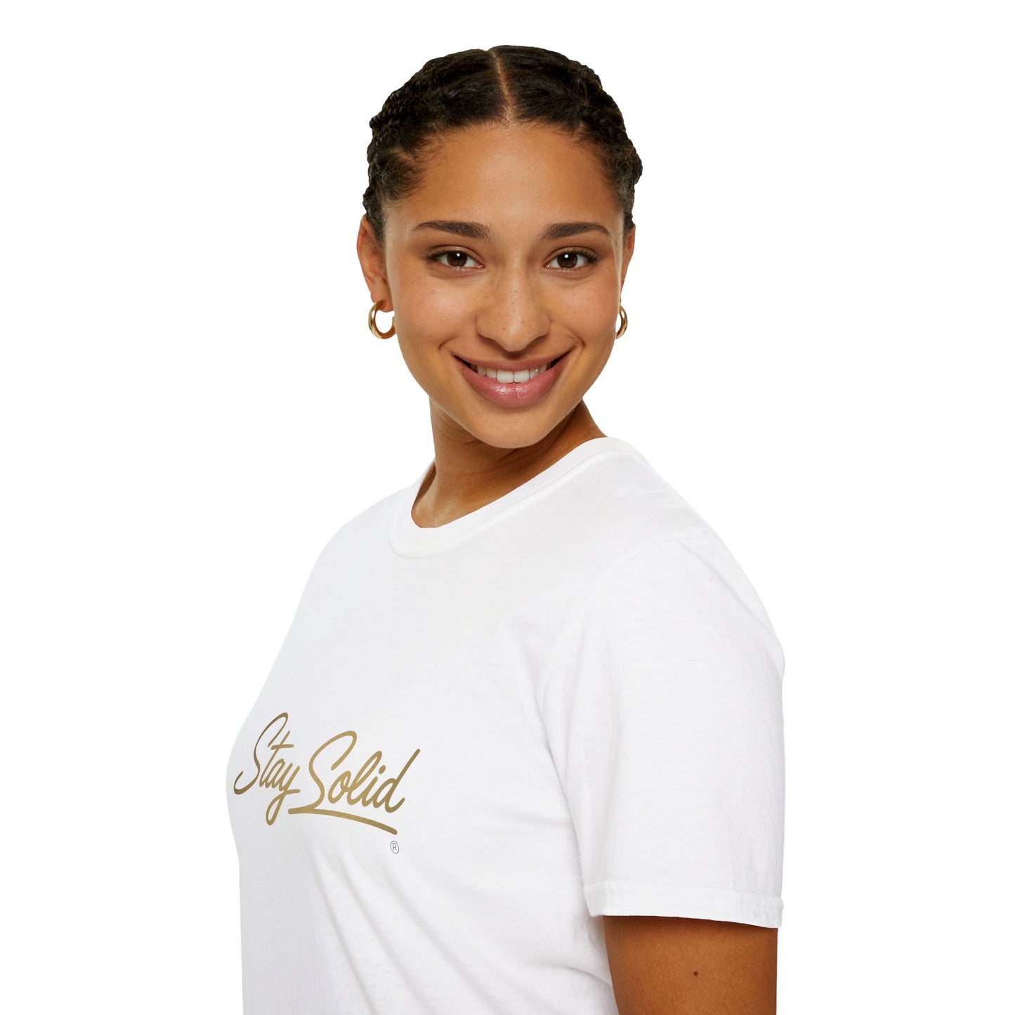 Stay Solid Unisex Softstyle T-Shirt, Motivational Tee, Casual Wear, Gift for Friends, Everyday Comfort