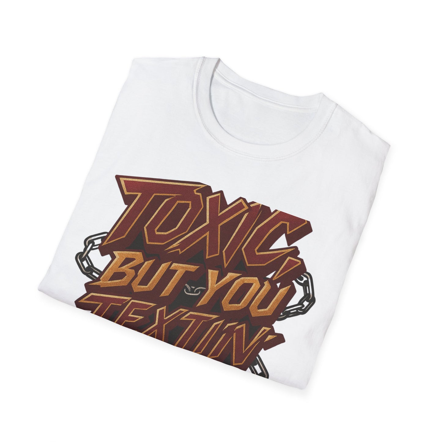 Toxic Textin' Unisex T-Shirt, Trendy Graphic Tee, Funny Gift for Friends, Casual Wear, Birthday Present, Comfortable Style