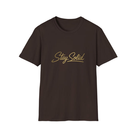 Stay Solid Unisex Softstyle T-Shirt, Motivational Tee, Casual Wear, Gift for Friends, Everyday Comfort
