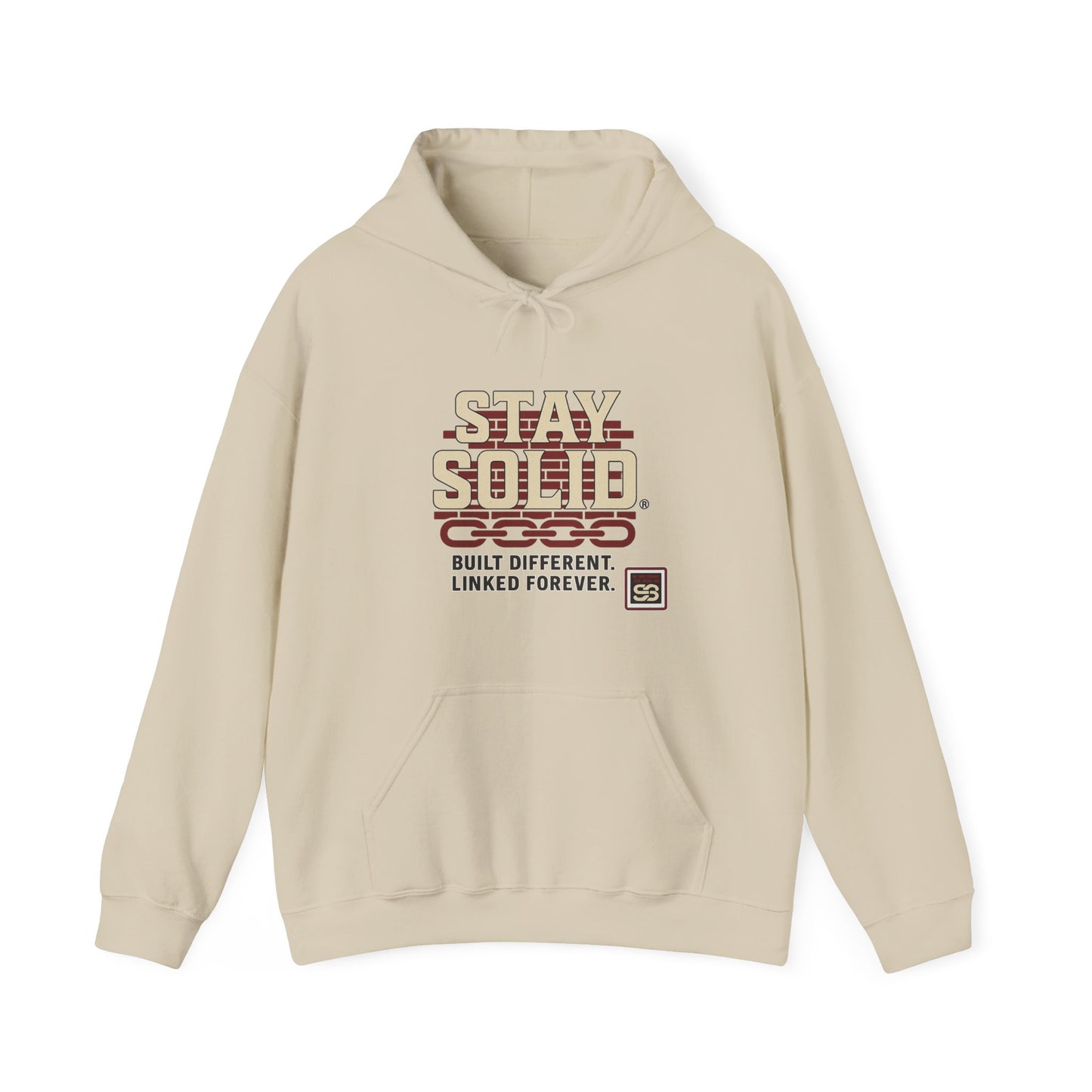 Stay Solid Unisex Heavy Blend Hooded Sweatshirt, Cozy Casual Wear, Gift for Friends, Streetwear, Everyday Comfort