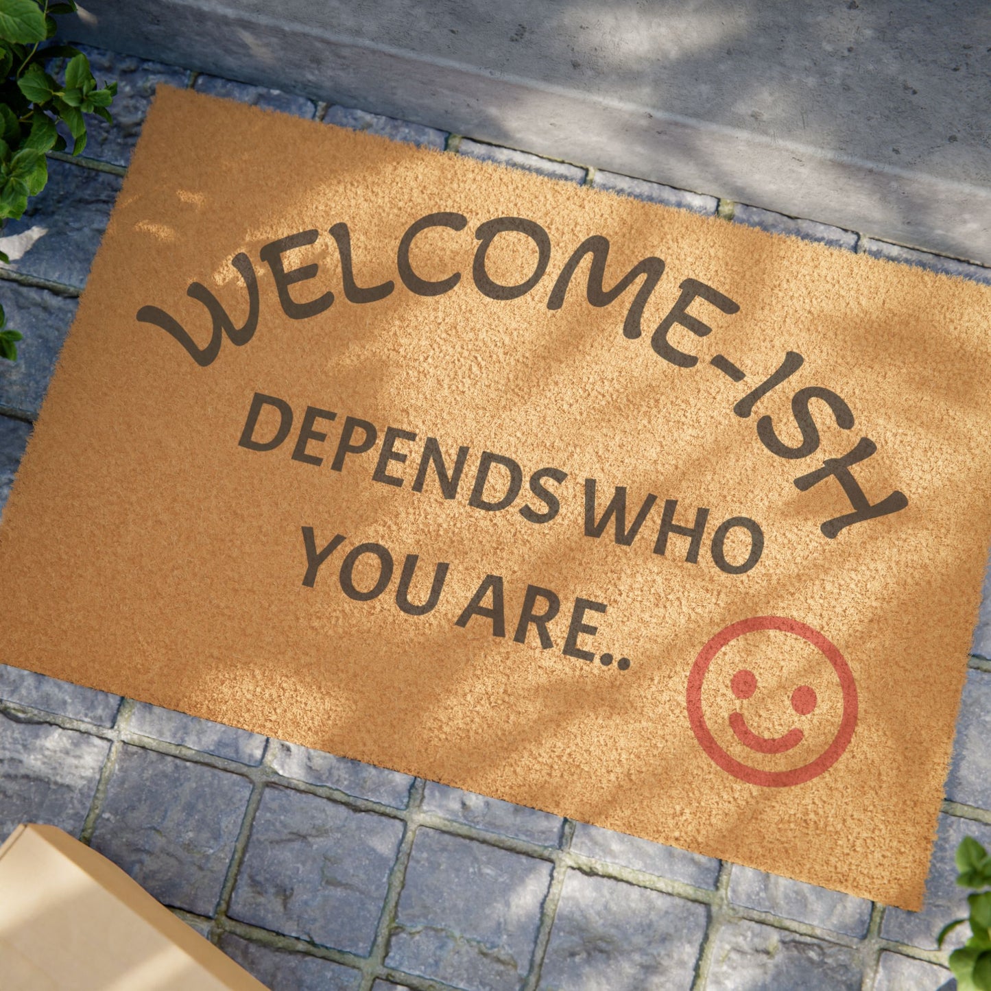 Welcoming Doormat | Funny Entry Mat, Home Décor, Gift for Friends, Indoor/Outdoor Mat, Unique Housewarming Present