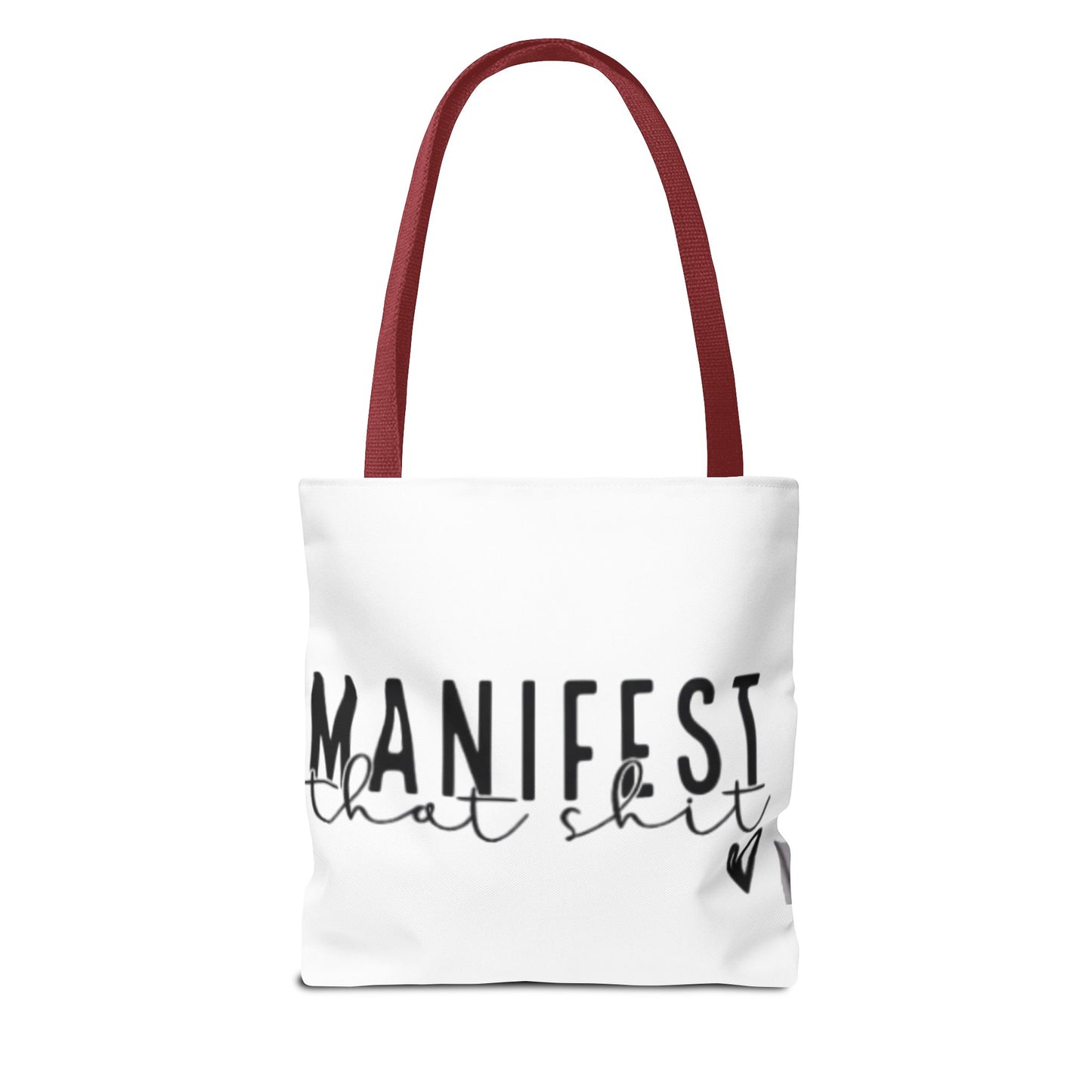 Manifest That Shit Tote Bag - Inspirational Carryall for Dreamers, Motivational Bag for Women, Gift for Birthdays, Positive Affirmation Bag
