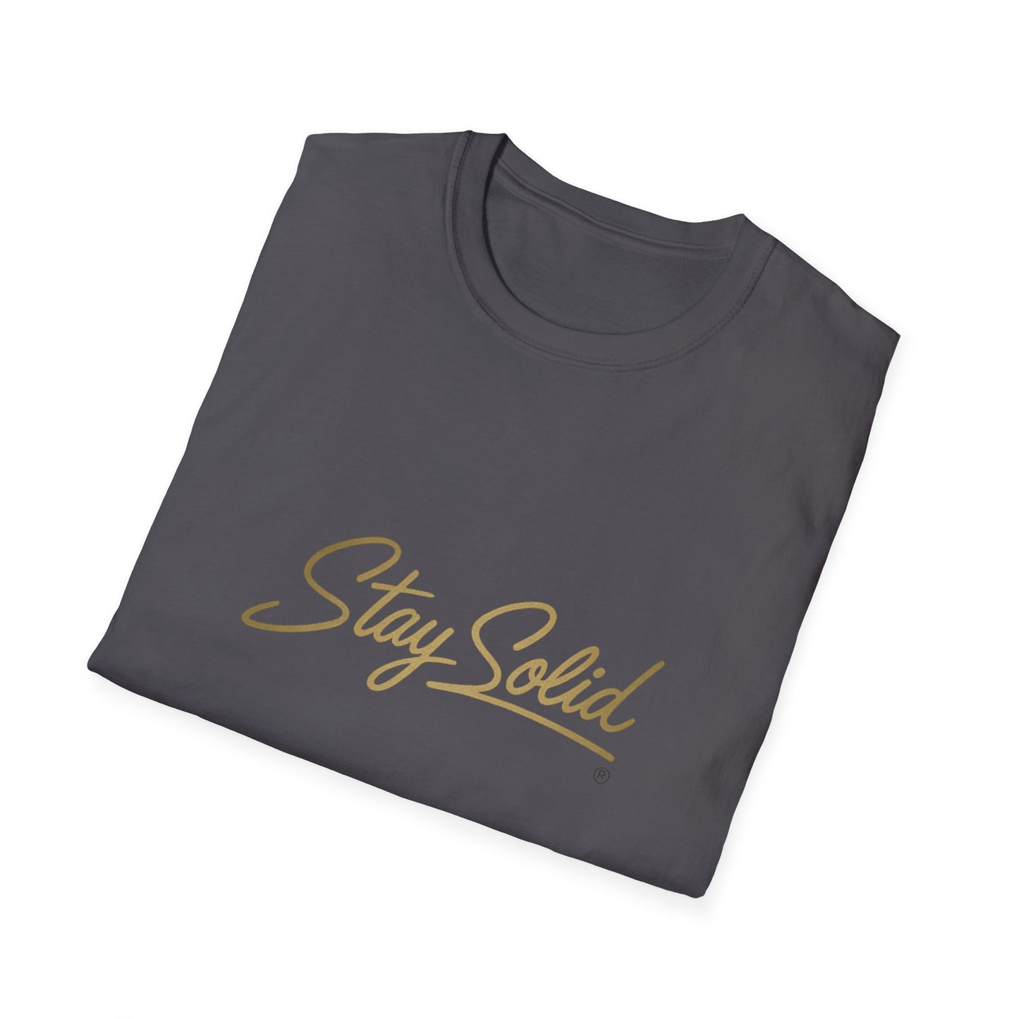 Stay Solid Unisex Softstyle T-Shirt, Motivational Tee, Casual Wear, Gift for Friends, Everyday Comfort